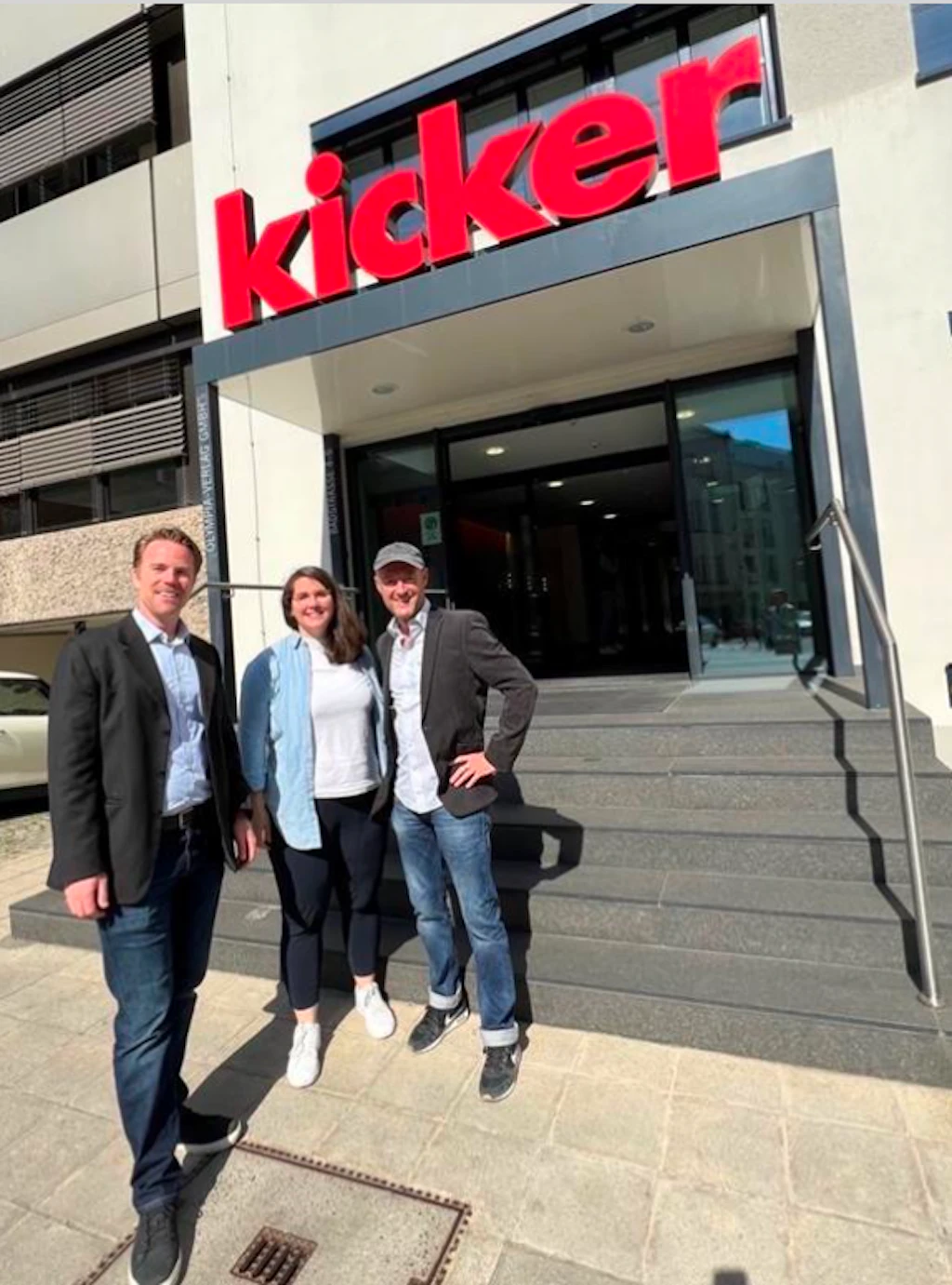 ...and <strong>in Nürnberg</strong> with <strong>our customer Kicker.</strong>