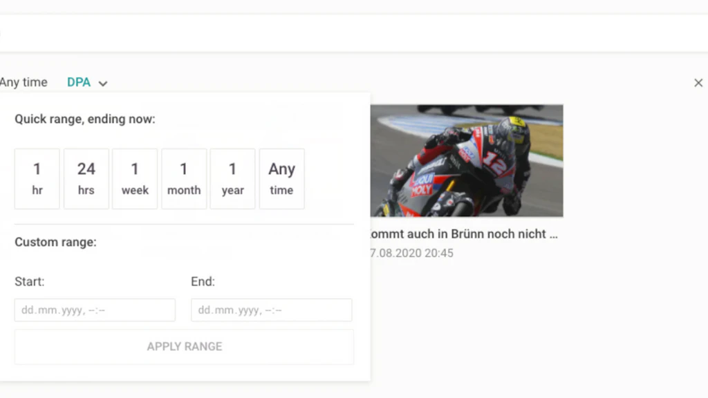 New time and agency filters make navigating the images in the Media Library easier.