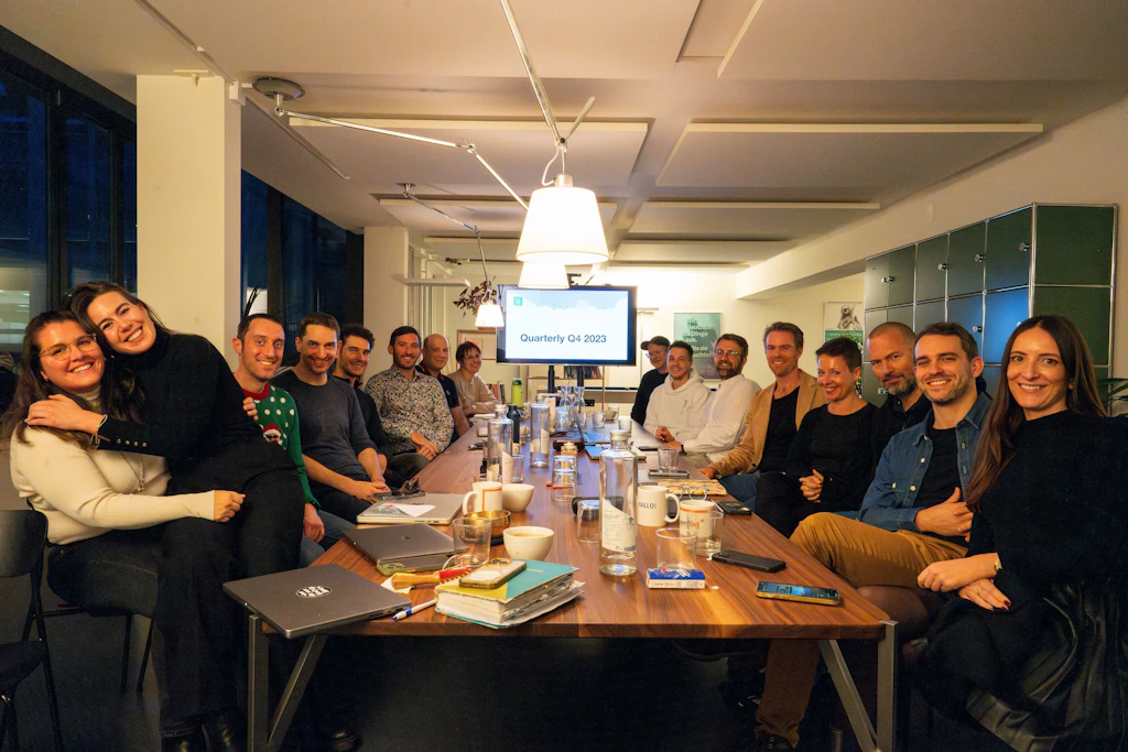 The Livingdocs Team at the Q4 2023 Quarterly Meeting