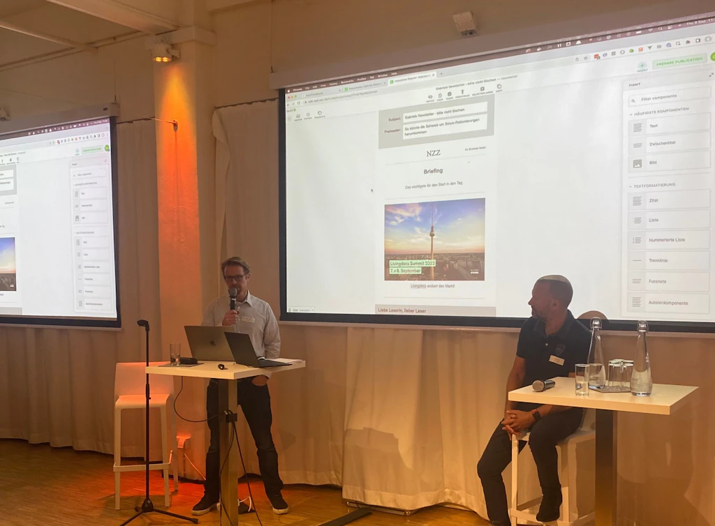 Zürich kommt nach Berlin! Der nächste Teil unseres Livingdocs Use Cases Panels: Ein Gespräch mit <strong>Thomas Stamm</strong>, Leiter Digital und stellvertretender Chefredakteur bei der NZZ.